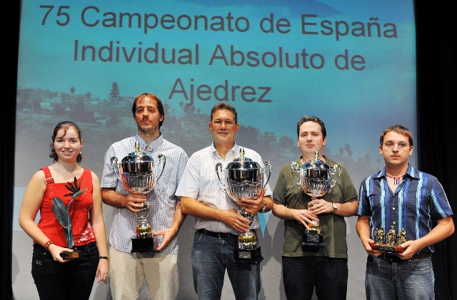 Zwycięzcy 75. Szachowych Mistrzostw Hiszpanii El Sauzal 2010